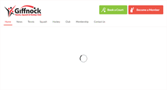 Desktop Screenshot of giffnock-ltc.co.uk